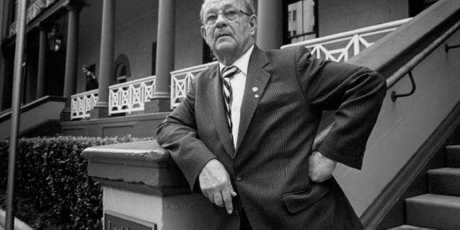 Johno in his hey day, outside of the NSW Legislative Council. Johno in his hey day, outside of the NSW Legislative Council.
