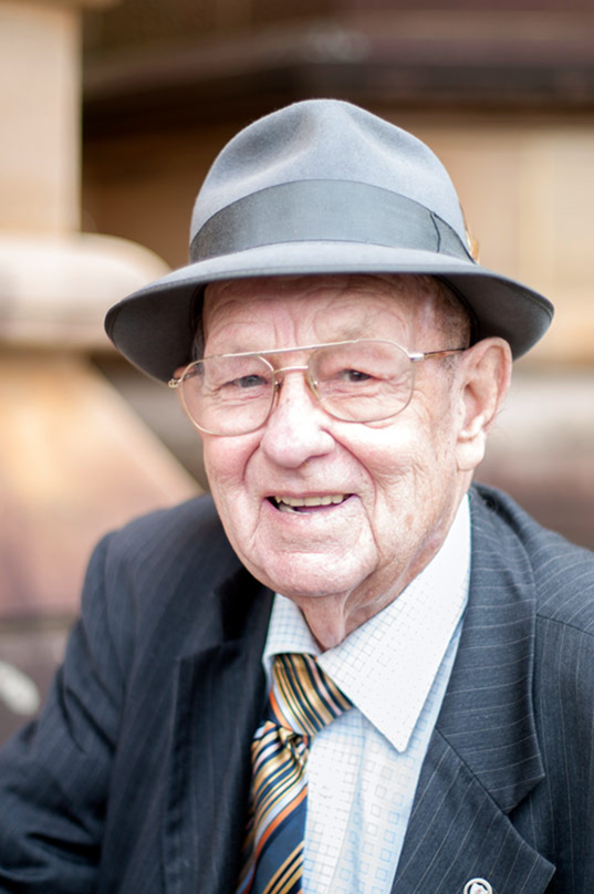 Johno Johnson; photo published with the Sydney Morning Herald obituary.