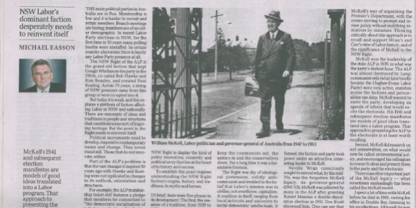 Article as published in The Australian: 1/3 Article as published in The Australian: 1/3