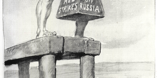 Norman Lindsay’s cartoon in The Bulletin, 3 April 1940, p. 7, after NSW Labor carried its notorious “Hands off Russia” resolution which Lloyd Ross helped to draft and spoke to at the ALP state annual conference at Easter 1940.  Illustration not included with what was published in the ADB. Norman Lindsay’s cartoon in The Bulletin, 3 April 1940, p. 7, after NSW Labor carried its notorious “Hands off Russia” resolution which Lloyd Ross helped to draft and spoke to at the ALP state annual conference at Easter 1940. Illustration not included with what was published in the ADB.