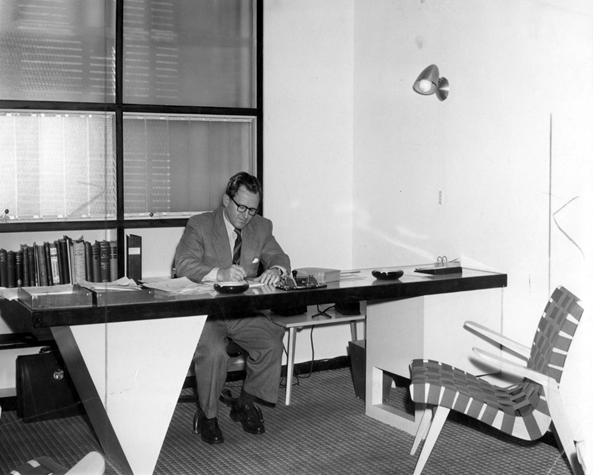 Short at his office, 188 George Street Sydney, n.d.; photo from the public domain.