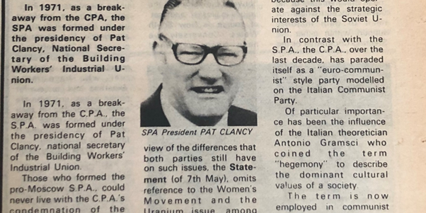 The article as it appeared in Labor Leader: 1/2 The article as it appeared in Labor Leader: 1/2