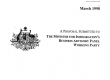 Front cover of the submission.