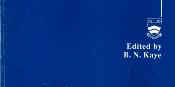 The booklet in which the ‘End’ article appeared. The booklet in which the ‘End’ article appeared.