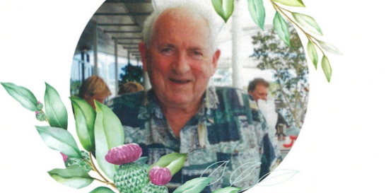 The front cover of the funeral service booklet. The front cover of the funeral service booklet.