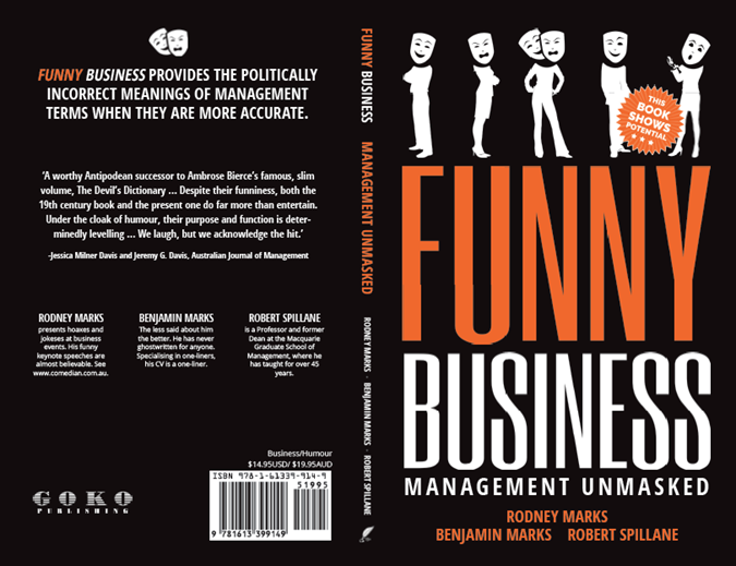 The cover of the book Funny Business (2017).