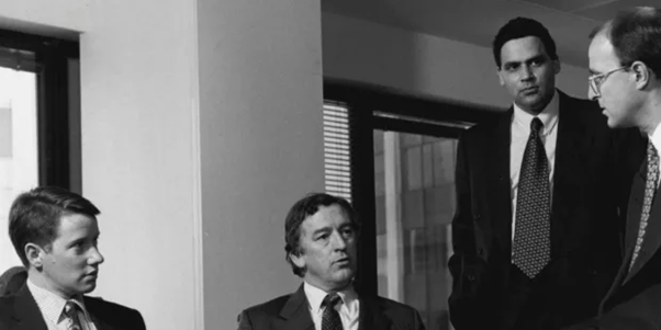 Nicholas James, John Caldon, Raj Nanda, and Ian Kay, part of